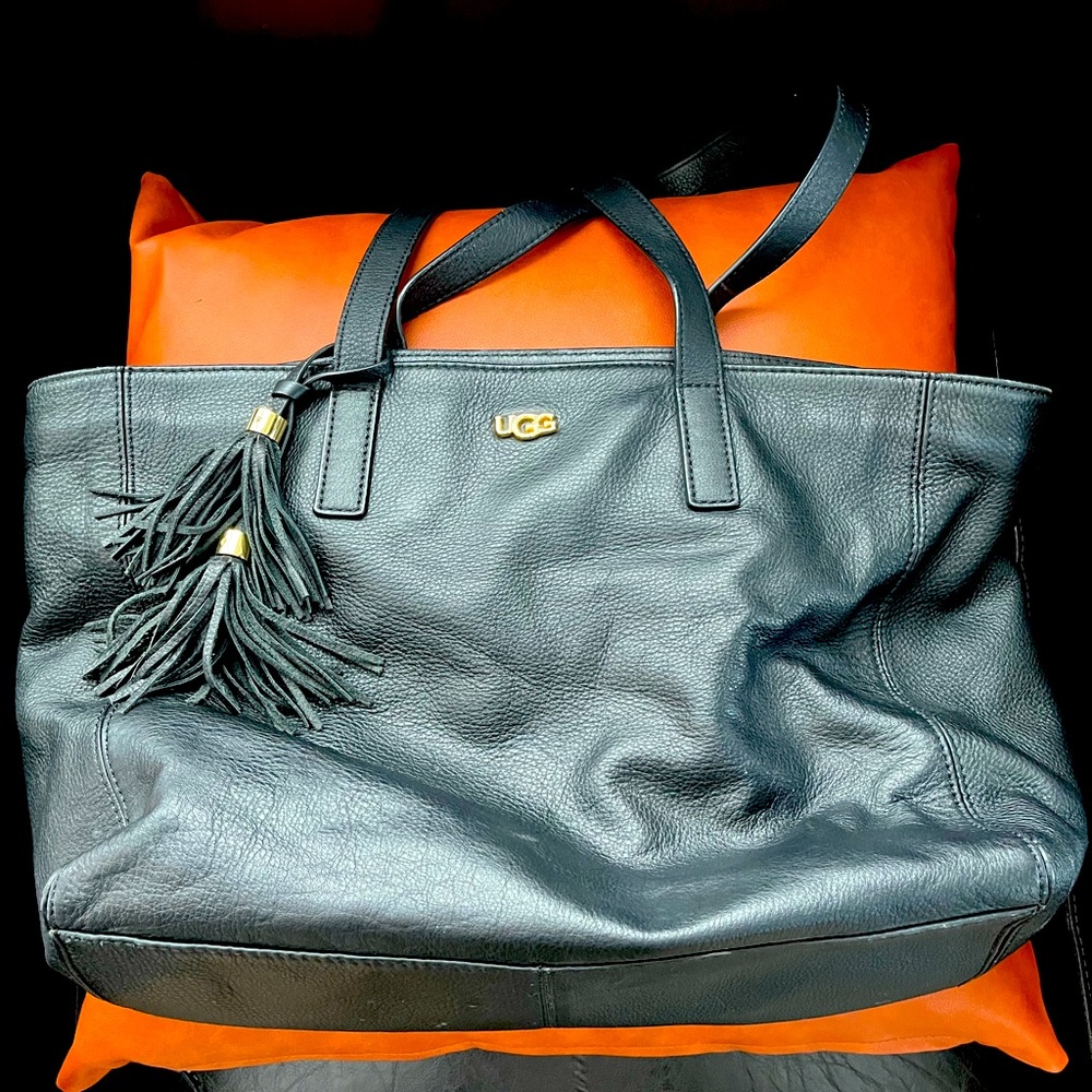 Genuine leather Ugg tote
